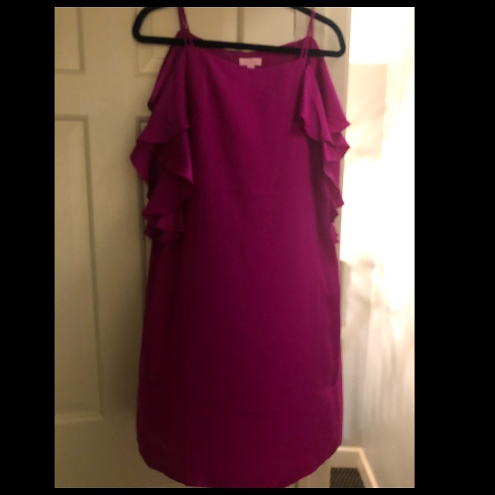 Lilly Pulitzer sleeveless dress size L hot pink